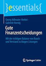 Gute Finanzentscheidungen