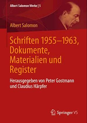 Schriften 1955 - 1963