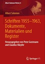 Schriften 1955 - 1963