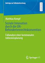 Soziale Innovation durch die UN-Behindertenrechtskonvention