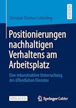 Positionierungen nachhaltigen Verhaltens am Arbeitsplatz