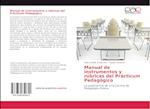 Manual de instrumentos y rúbricas del Prácticum Pedagógico