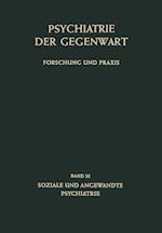 Soziale und angewandte Psychiatrie