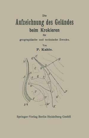 Die Aufzeichnung des Geländes beim Krokieren für geographische und technische Zwecke