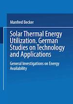 Solar Thermal Energy Utilization