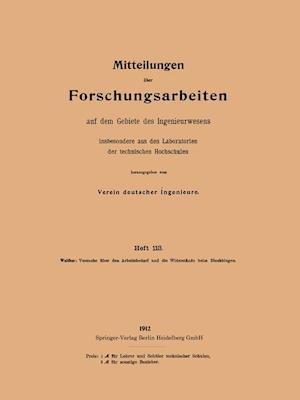 Mitteilungen über Forschungsarbeiten