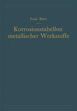 Korrosionstabellen metallischer Werkstoffe