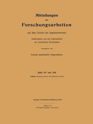 Mitteilungen über Forschungsarbeiten auf dem Gebiete des Ingenieurwesens