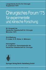 92. Kongreß der Deutschen Gesellschaft für Chirurgie, München, 7.–10. Mai 1975