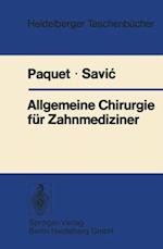 Allgemeine Chirurgie für Zahnmediziner