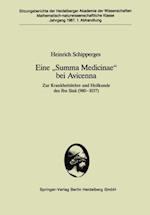 Eine „Summa Medicinae“ bei Avicenna