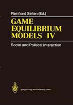 Game Equilibrium Models IV