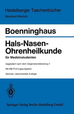 Hals-Nasen-Ohrenheilkunde für Medizinstudenten