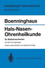 Hals-Nasen-Ohrenheilkunde für Medizinstudenten