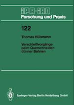 Verschleißvorgänge beim Querschneiden dünner Bahnen