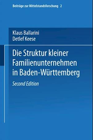 Die Struktur kleiner Familienunternehmen in Baden-Württemberg