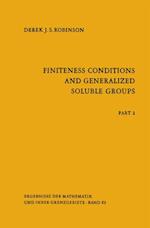 Finiteness Conditions and Generalized Soluble Groups