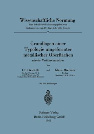 Grundlagen einer Typologie umgeformter metallischer Oberflächen