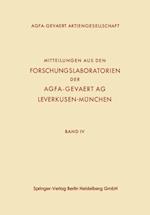 Mitteilungen aus den Forschungslaboratorien der Agfa-Gevaert AG, Leverkusen-München