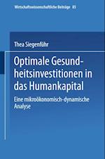 Optimale Gesundheitsinvestitionen in das Humankapital