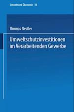 Umweltschutzinvestitionen im Verarbeitenden Gewerbe