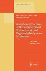 Small-Scale Structures in Three-Dimensional Hydrodynamic and Magnetohydrodynamic Turbulence