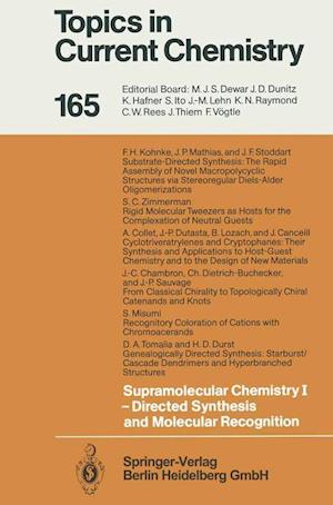 Supramolecular Chemistry I — Directed Synthesis and Molecular Recognition