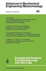 Enzymes and Products from Bacteria Fungi and Plant Cells