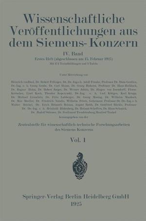 Wissenschaftliche Veröffentlichungen aus dem Siemens-Konzern