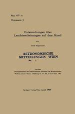 Untersuchungen über Leuchterscheinungen auf dem Mond