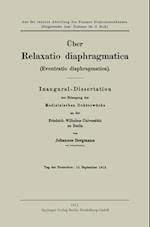 Über Relaxatio diaphragmatica (Eventratio diaphragmatica)