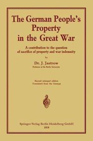 The German people's Property in the great war