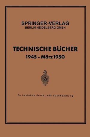 Technische Bücher 1945 — März 1950