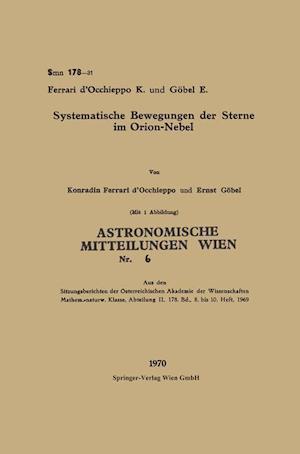 Systematische Bewegungen Der Sterne Im Orion-Nebel