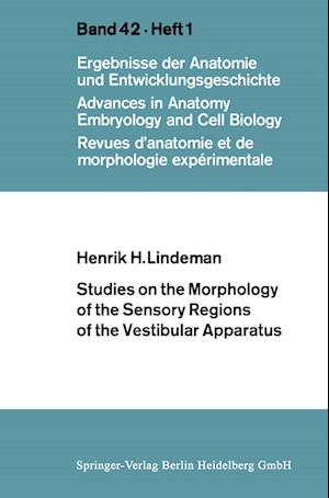 Studies on the Morphology of the Sensory Regions of the Vestibular Apparatus