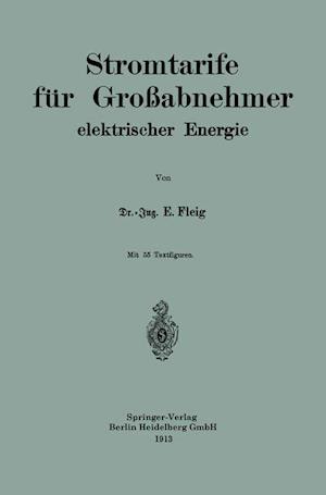 Stromtarife Für Großabnehmer Elektrischer Energie