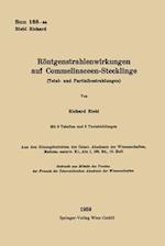 Röntgenstrahlenwirkungen auf Commelinaceen-Stecklinge (Total- und Partialbestrahlungen)