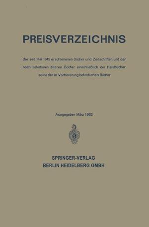 Preisverzeichnis