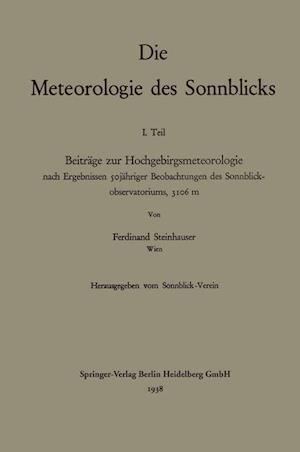 Die Meteorologie Des Sonnblicks