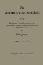 Die Meteorologie Des Sonnblicks