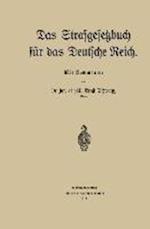 Das Strafgesetzbuch Für Das Deutsche Reich