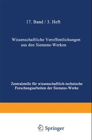 Wissenschaftliche Veröffentlichungen aus den Siemens-Werken