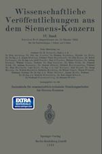 Wissenschaftliche Veröffentlichungen aus dem Siemens-Konzern