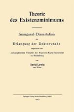 Theorie des Existenzminimums