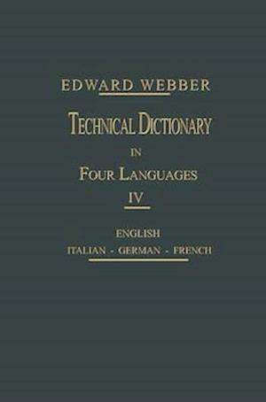 Technical Dictionary : Four Languages