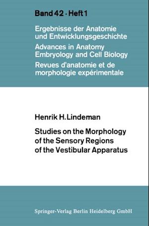 Studies on the Morphology of the Sensory Regions of the Vestibular Apparatus