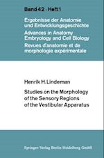 Studies on the Morphology of the Sensory Regions of the Vestibular Apparatus