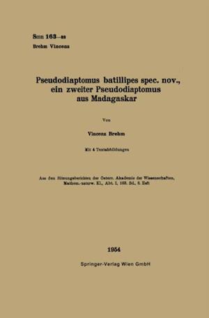 Pseudodiaptomus batillipes spec. nov., ein zweiter Pseudodiaptomus aus Madagaskar