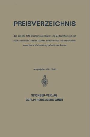 Preisverzeichnis