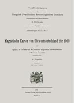 Magnetische Karten von Südwestdeutschland für 1909